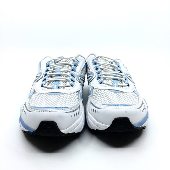 Cheeks White and Blue Runner's Sneakers - Picture 5 of 8